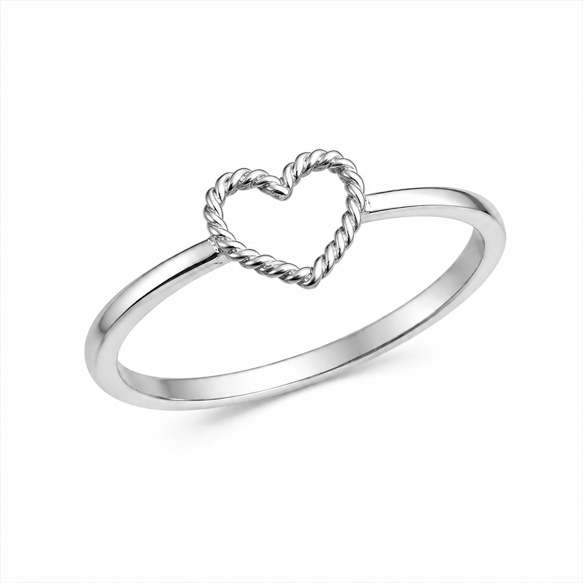 Anillo Corazón Entrelazado