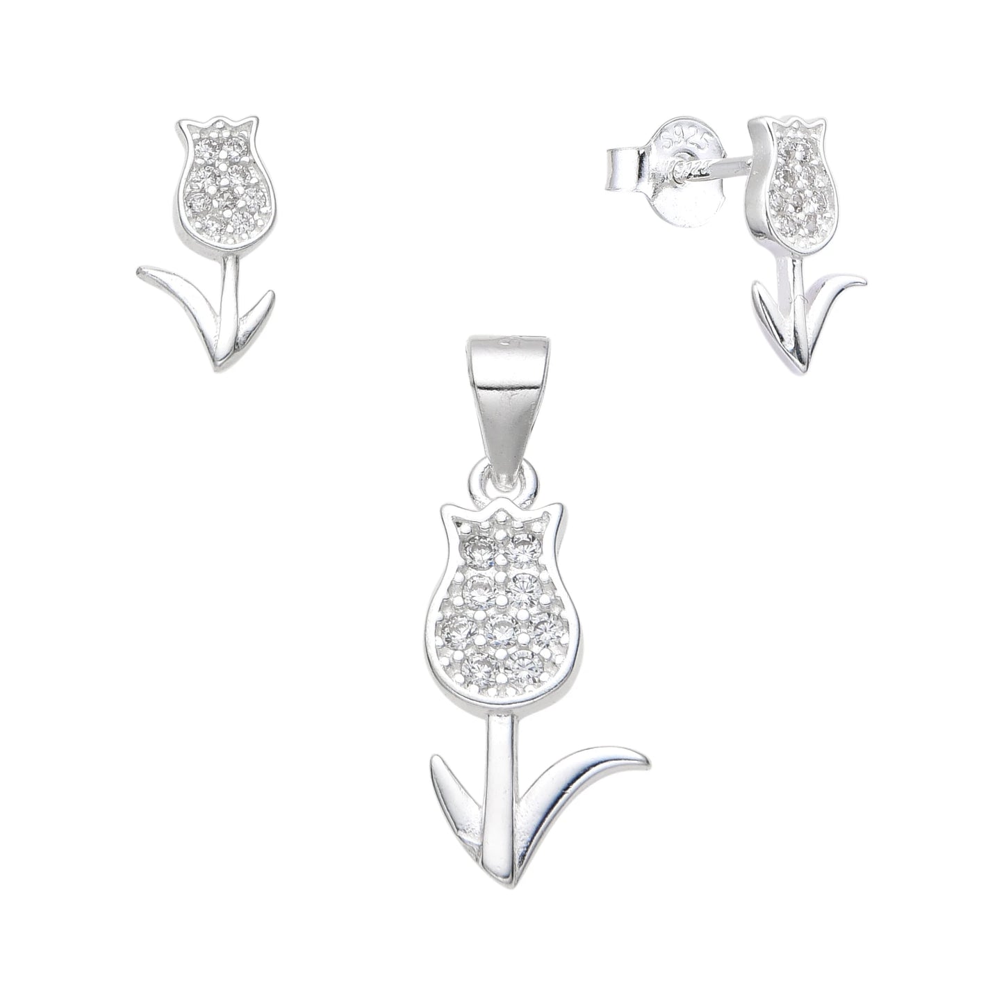 Conjunto Flor de tulipan