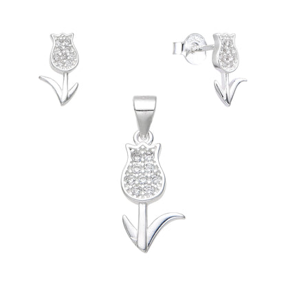 Conjunto Flor de tulipan