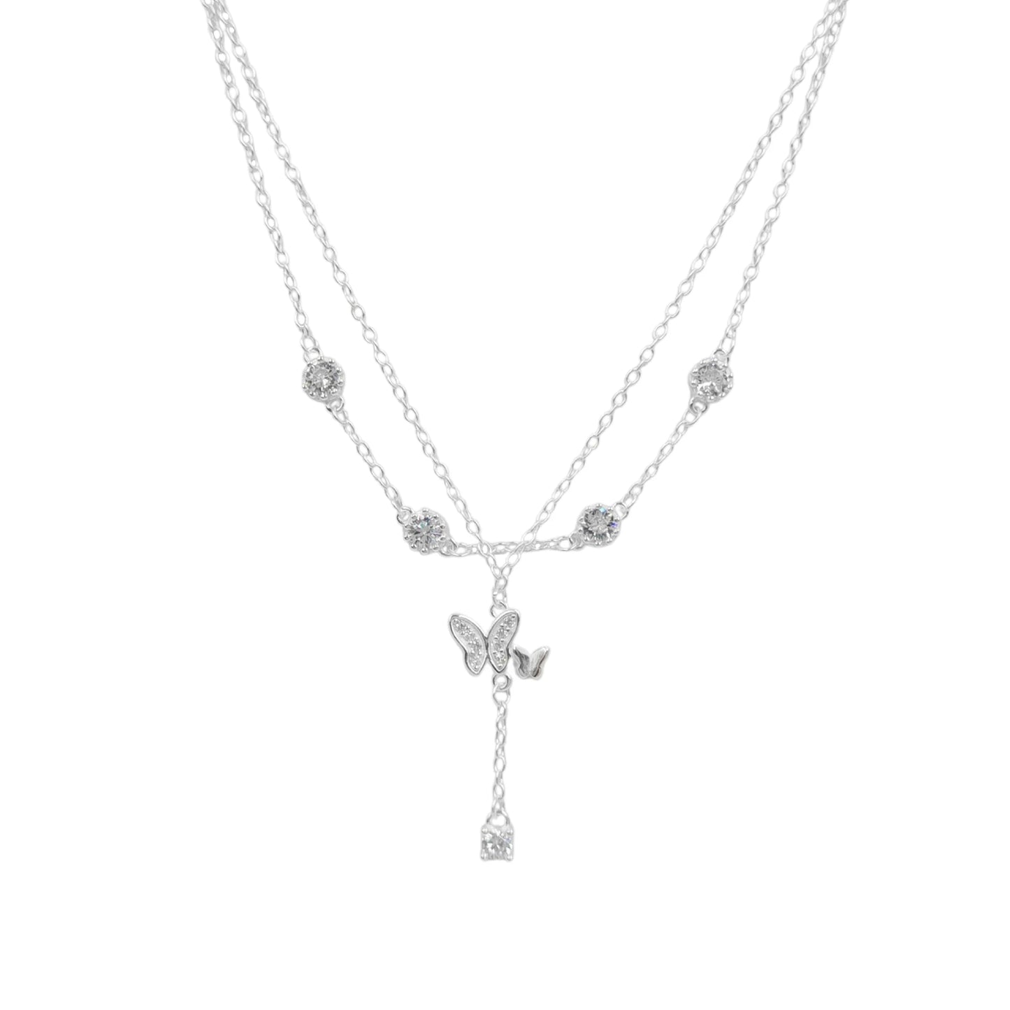 Gargantilla de Mariposas y Puntos de Luz