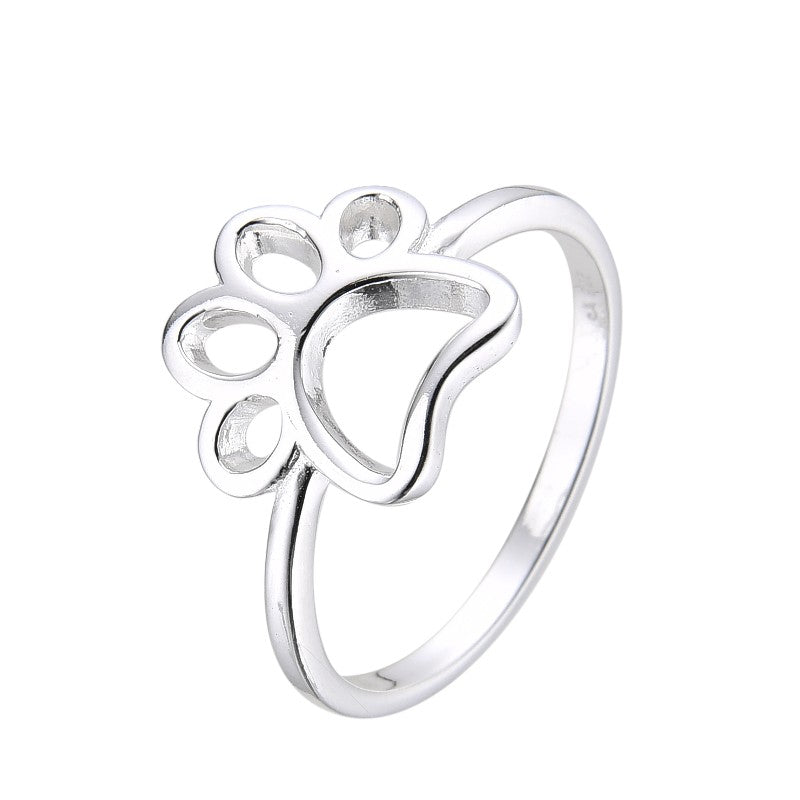 Anillo de Huella de Perro