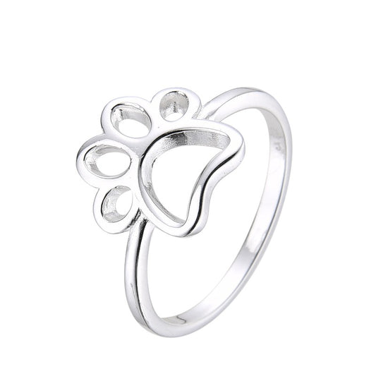 Anillo de Huella de Perro