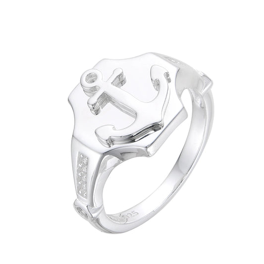 Anillo de hombre Ancla de Barco
