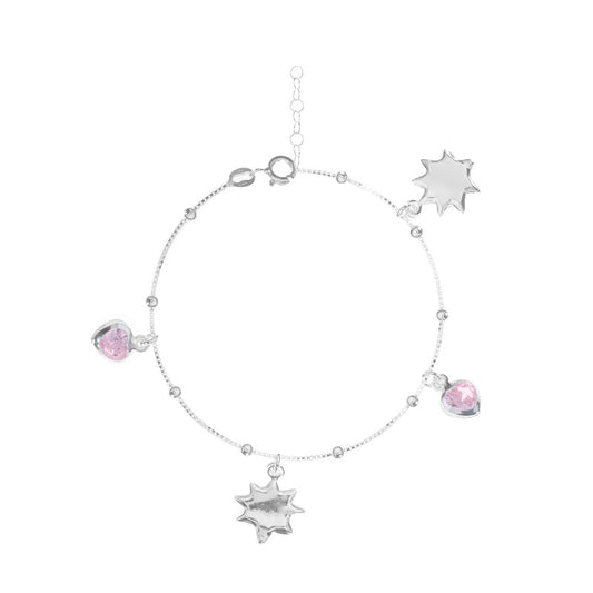 Pulsera Soles y Corazones