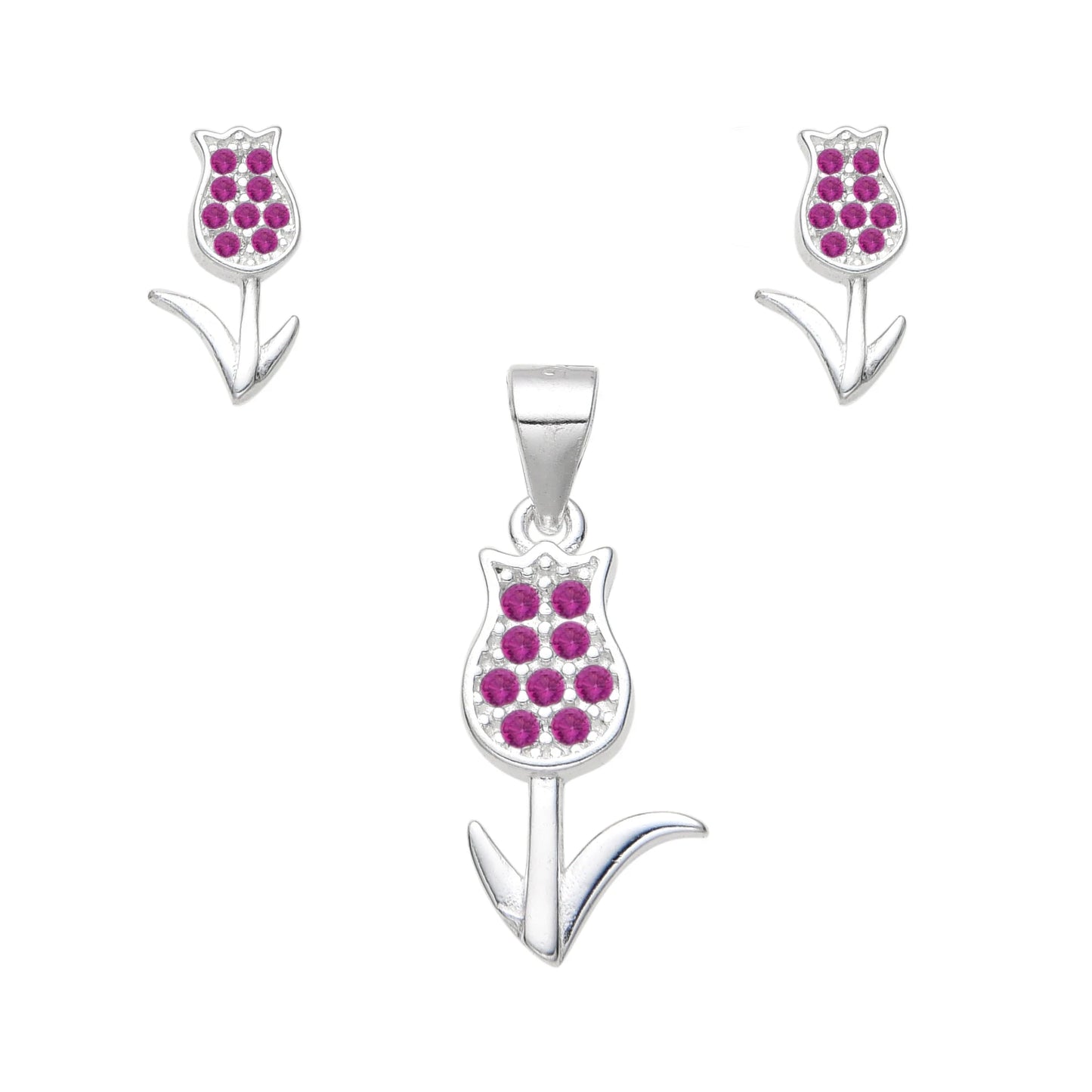 Conjunto Flor de tulipan