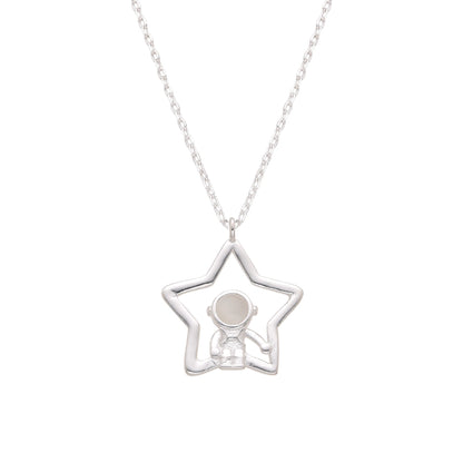 Gargantilla de Estrella y Astronauta